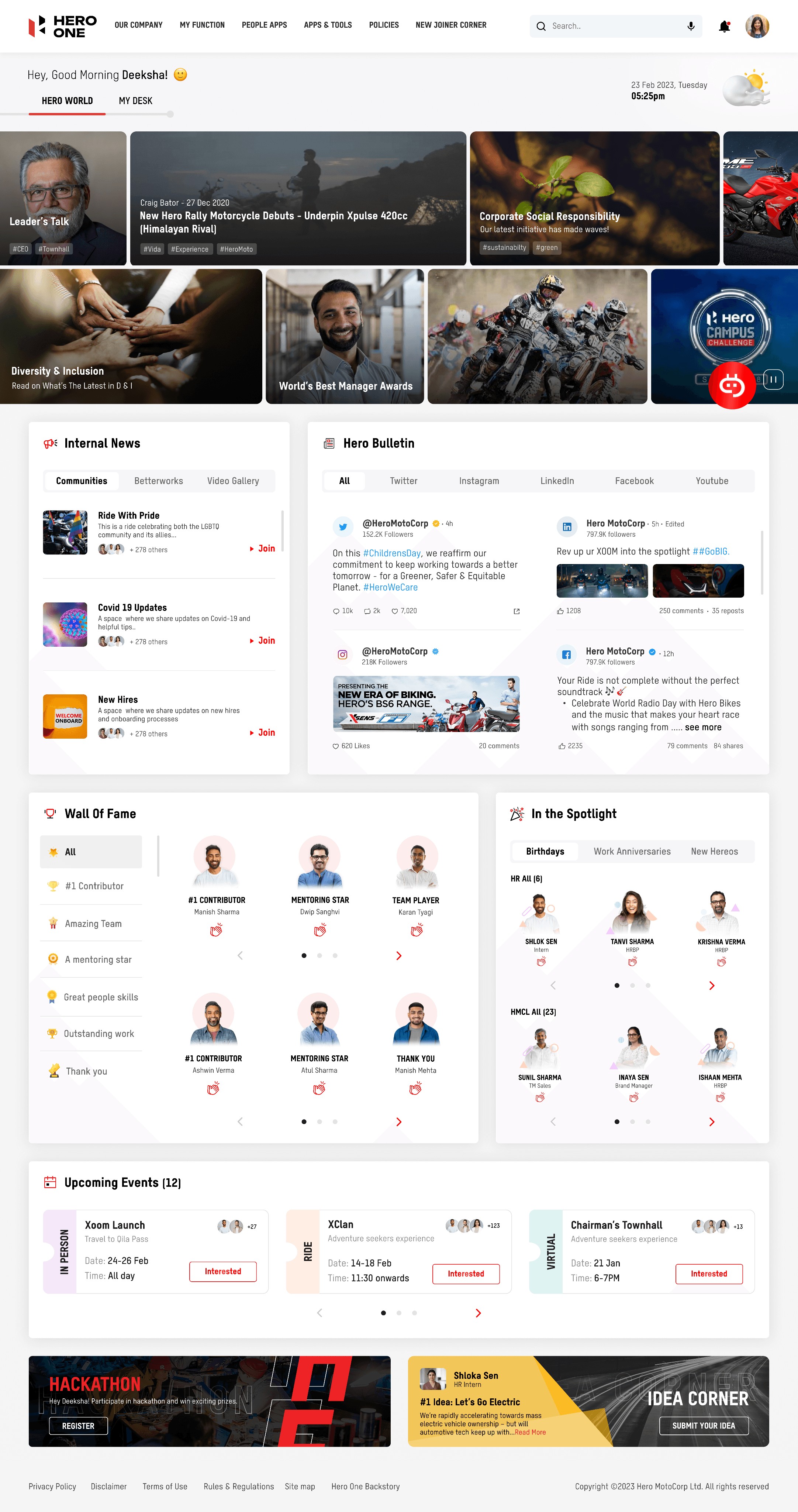 Hero Intranet hero